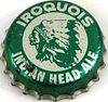 1948 Iroquois Indian Head Ale Cork Backed Crown Buffalo New York