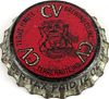 1946 Champagne Velvet Beer, MI 12oz Tax Cork Backed Crown Terre Haute Indiana