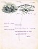 1900 Chas. D. Kaier Company Correspondence Mahanoy City, Pennsylvania