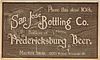 1907 Fredericksburg Brewery Fredericksburg Beer San Jose, California