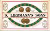 1880 S. Liebmann's Sons Brewing Company Premium Lager Beer Brooklyn, New York