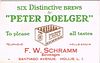 1915 F. W. Schramm (agent for Peter Doelger) Peter Doelger Brews Hollis, New York