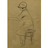 Attr. Edward Hopper  (1882 - 1967) Pencil/Paper