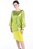 Tom and Linda Platt Couture Sequin Tunic and Skirt