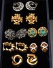 7 Pairs of Clip Earrings Including Barrera