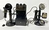 Two Antique Pay Telephones