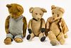 Three Early Teddy Bears