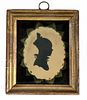 18TH C. SILHOUETTE OF A GIRL