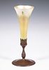 TIFFANY STUDIOS FAVRILE "PULLED FEATHER" VASE