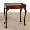 L. 19TH CHIPPENDALE-STYLE MAHOGANY SERVING TABLE