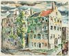 David Reese, Bay Street, c. 1959,  Watercolor