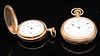 Two Gold Filled Pocket Watches
