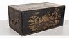 Chinese Black Lacquer  Writing Box, 19th Century