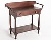 Stained Wood Washstand