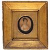 Portrait Miniature of a Woman,  19th Century, W/C