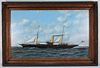 Antonio Jacobsen Maritime Steamer Ship Painting