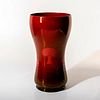 Rare Moorcroft Pottery Ruby Flambe Vase, Hazeldene
