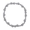 Midcentury French Platinum Diamond Necklace Bracelet Set