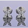 Tiffany &amp; Co Victoria Platinum Diamond Stud Earrings