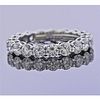 Tiffany &amp; Co Embrace Platinum Diamond Eternity Band Ring