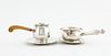 TWO AMERICAN STERLING SILVER PIPKINS, 4PC