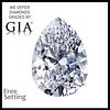 3.01 ct, D/VVS1, Pear cut GIA Graded Diamond. Appraised Value: $267,100 