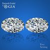 6.02 carat diamond pair Oval cut Diamond GIA Graded 1) 3.01 ct, Color D, IF 2) 3.01 ct, Color D, VVS1. Appraised Value: $613,200 