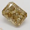 1.80 ct, Natural Fancy Yellow Brown Even Color, VVS1, TYPE IIa Radiant cut Diamond (GIA Graded), Appraised Value: $28,000 