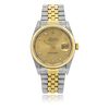 Rolex Datejust 36mm 18k Gold Steel Watch 16233