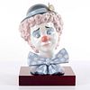 Sad Clown 1005611 - Lladro Porcelain Bust