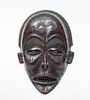 African Carved and Incised Chokwe Mask