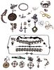 Sterling, Coin (900) and European (800) Silver Jewelry Assortment