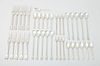 Tiffany & Co. Monogrammed Silver Thirty-Eight-Piece Part Flatware Service