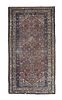 Vintage Persian Hamedan Long Rug, 3'7" x 6'5"