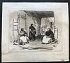 August Le Pere, Breadsellers, French, 1887, signed