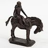 Sterett Kelsey (b. 1941): Girl on a Horse