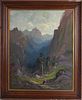 Yosemite, Oil by Samuel Tilden Daken (1876-1935)