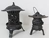Vintage Japanese Cast Iron Lanterns