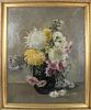 19th C. Floral Still Life Oil on Canvas