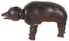 Antique Schoenhut Wood Carved Jointed Bear Toy