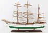 Elaborate American Eagle Wooden Ship Model