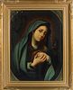 Old Master Painting "Our Lady of Sorrows" O/CB