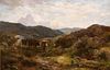 CATTLE ON HIGHLANDS OIL PAINTING