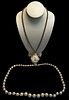 2 MIRIAM HASKELL Necklaces Pearl