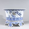 Chinese Blue & White Porcelain Planter