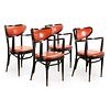 Set: 4 Thonet Austria Mid-Century Bentwood Chairs