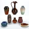 Grp: 8 Early 20th c. Rookwood Pottery Pieces