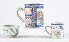 Grp: 3 Chinese Porcelain Ceramic Items Mugs