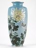 Japanese Cloisonne Vase w/ Chrysanthemum