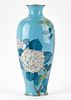Tsukamoto Hikokichi Large Cloisonne Vase w/ Hydrangeas